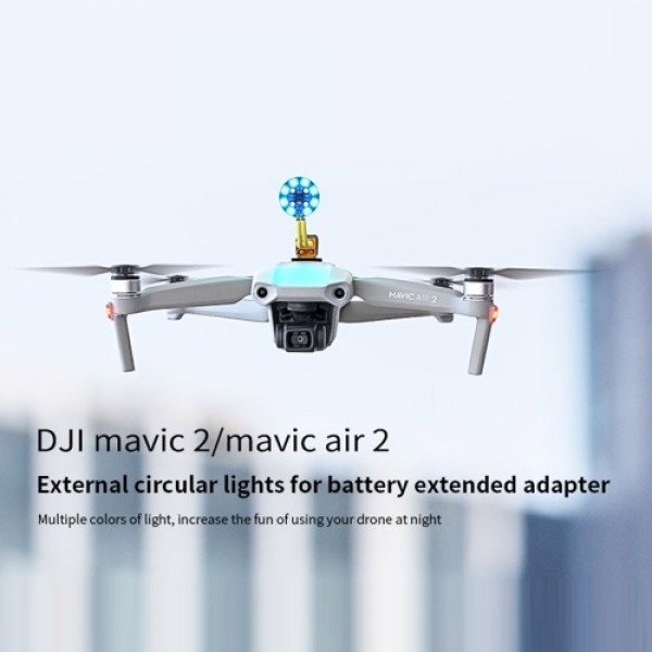 LED Colorful Light Battery External Connector Night Flight Light Drone Accessories Compatible with DJI Mavic 2 and Mavic Air 2