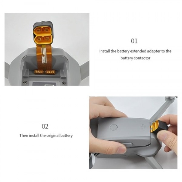 LED Colorful Light Battery External Connector Night Flight Light Drone Accessories Compatible with DJI Mavic 2 and Mavic Air 2