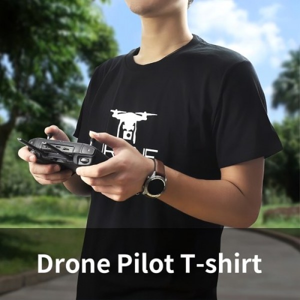 STARTRC Drone Pilot T-Shirt Pure Cotton Short Sleeve Shirt for RC Drone Fans Profession Lovers