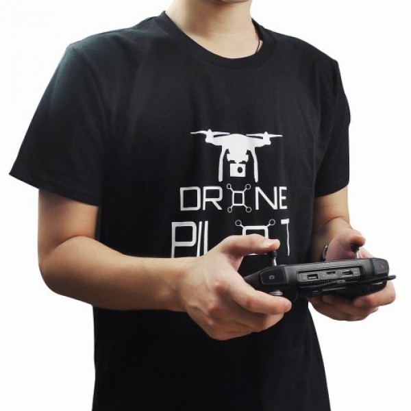 STARTRC Drone Pilot T-Shirt Pure Cotton Short Sleeve Shirt for RC Drone Fans Profession Lovers