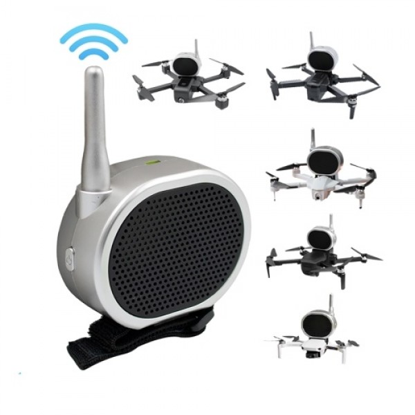 RC Drone Speaker Accessories Drone Megaphone Wireless Small Radio Voice Broadcaster