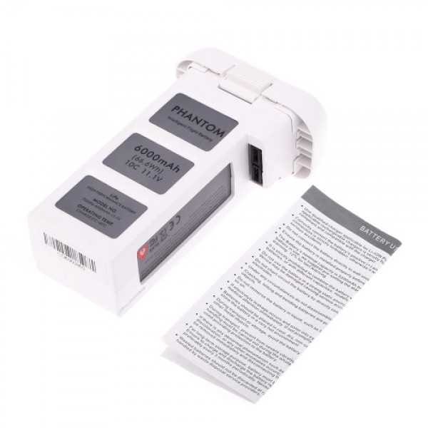 11.1V 6000mAh Upgraded and Large Capacity Spare Battery For DJI Phantom 2 Vision + Quadcopter 66.6Wh 10C