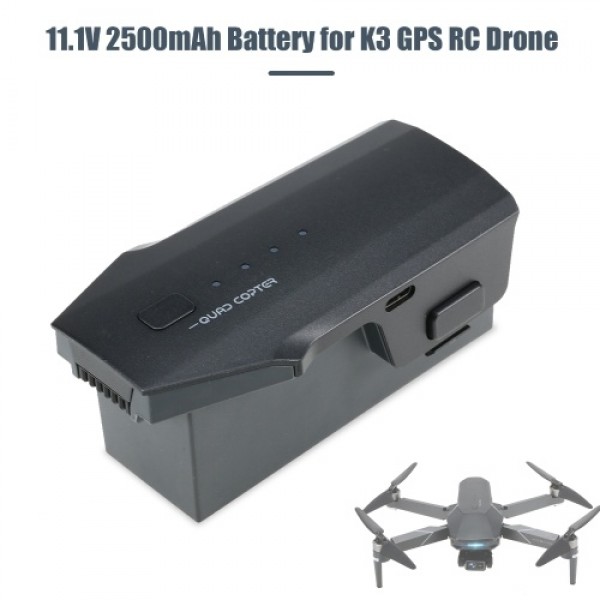 11.1V 2500mAh Battery for K3 GPS RC Drone