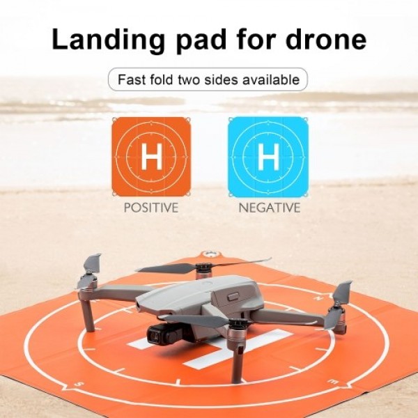 50CM Waterproof Landing Pad Portable Landing Mat Compatible with DJI FPV Mavic Air Mini 2 Pro Drone