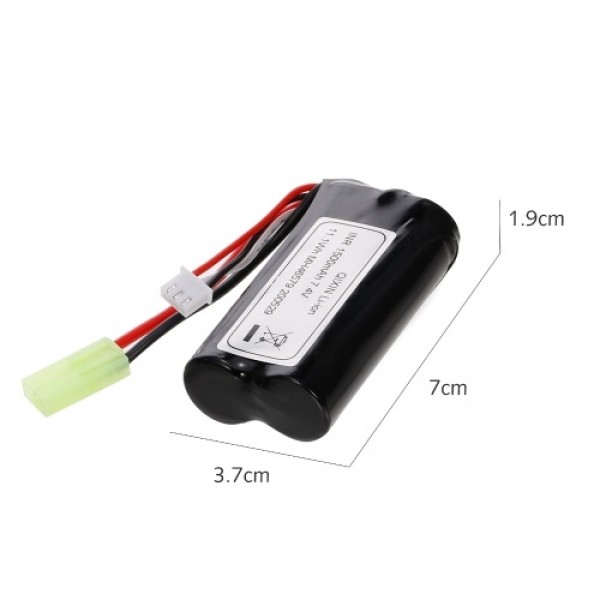 7.4V 1500mAh Battery for 9510E RC Military Truck