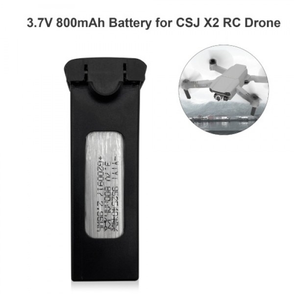 3.7V 800mAh Battery for CSJ X2 RC Drone