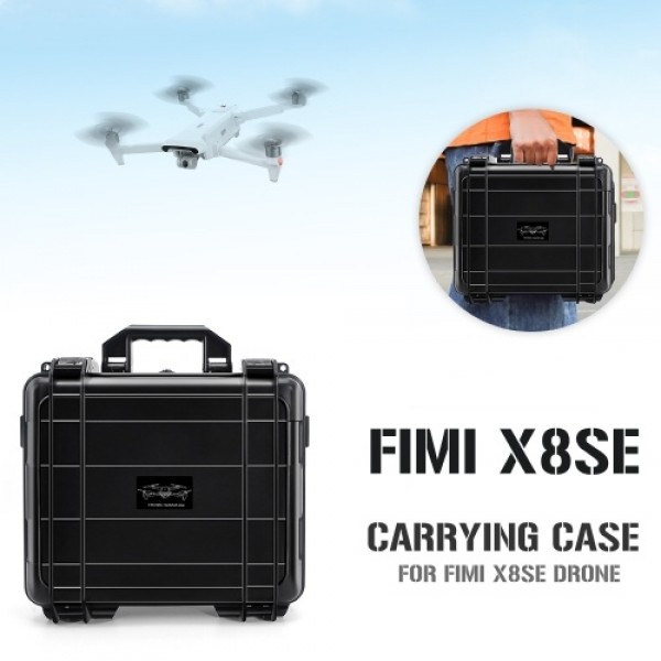 Watertight Carrying Case Hard Travel Case Portable Case Drone Storage Case Compatible with FIMI X8SE Drone