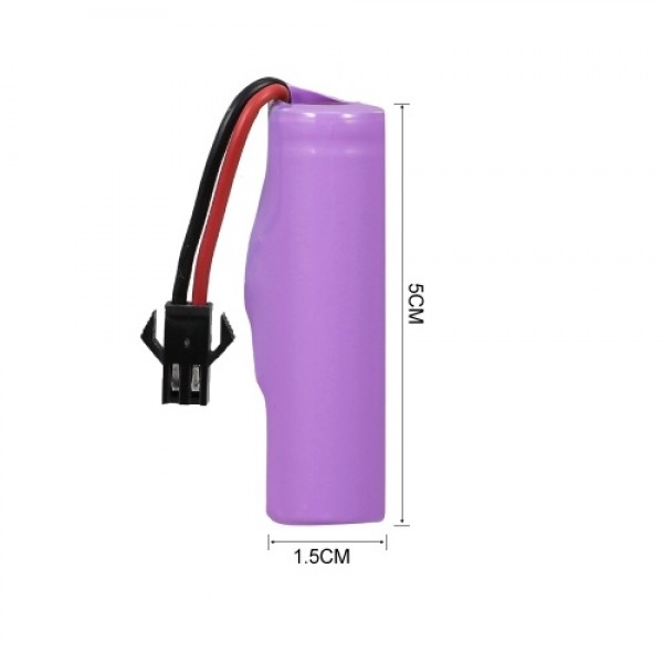 3.7V 500mAh Battery &amp; Charging Cable for 1/28 2.4GHz RC Stunt Car