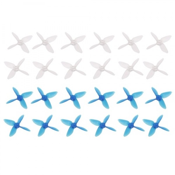 12 Pairs EMAX AVAN Micro 2 Inch 4-blade Transparent Propellers CW CCW for 1106 1104 Motor RC Racing Drone