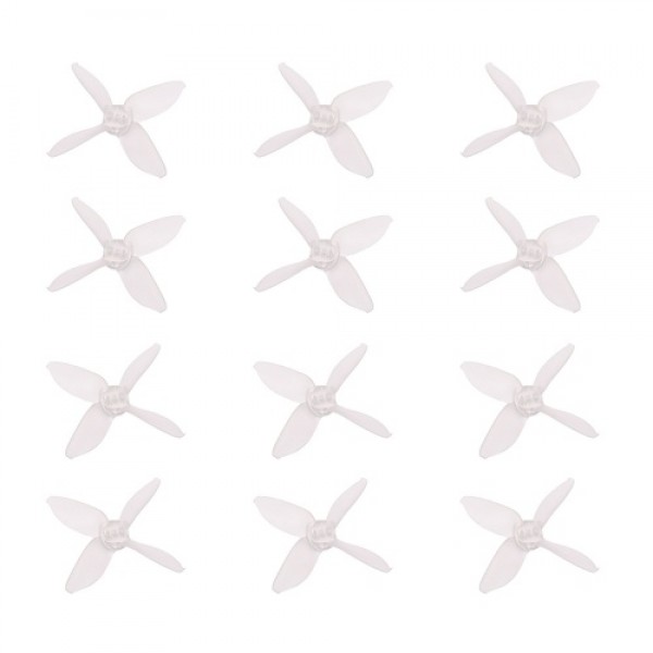 12 Pairs EMAX AVAN Micro 2 Inch 4-blade Transparent Propellers CW CCW for 1106 1104 Motor RC Racing Drone