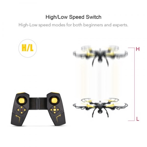 Original JJR/C H39WH Wifi FPV 720P Camera Foldable Drone 2.4G 4CH 6-aixs Gyro RC Selfie Beauty-mode Quadcopter RTF