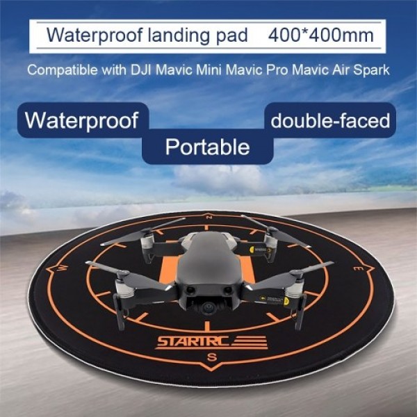 Waterproof Landing Pad Apron Portable Landing Mat Diameter 40CM Compatible with DJI Mavic Mini DJI Mini 2 Mavic Pro Spark