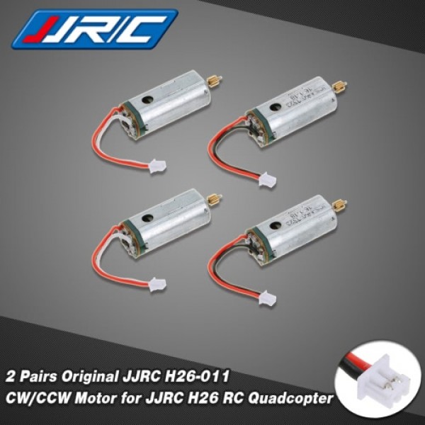 2 Pairs Original JJRC H26-011 CW/CCW Motor for JJRC H26 RC Quadcopter