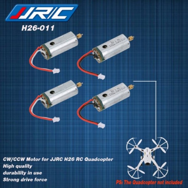 2 Pairs Original JJRC H26-011 CW/CCW Motor for JJRC H26 RC Quadcopter