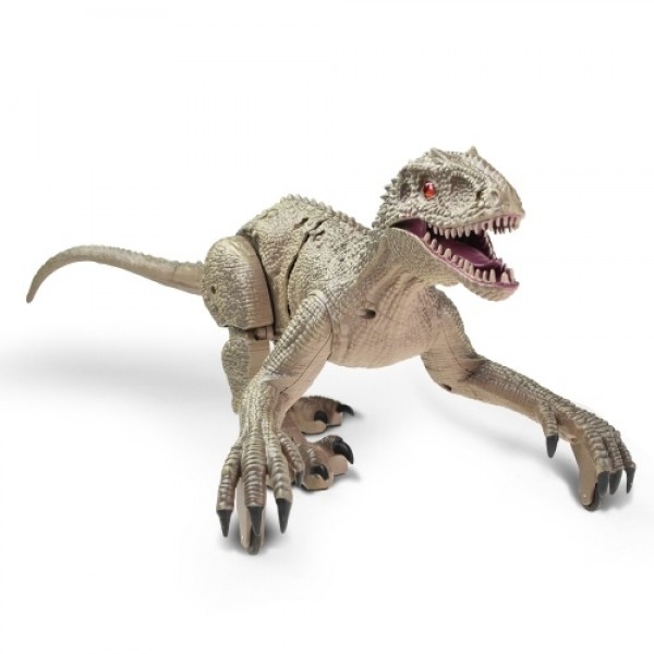 2.4 Ghz Simulation RC Velociraptor Realistic Dino Remote Control Dinosaur with LED Light Roaring