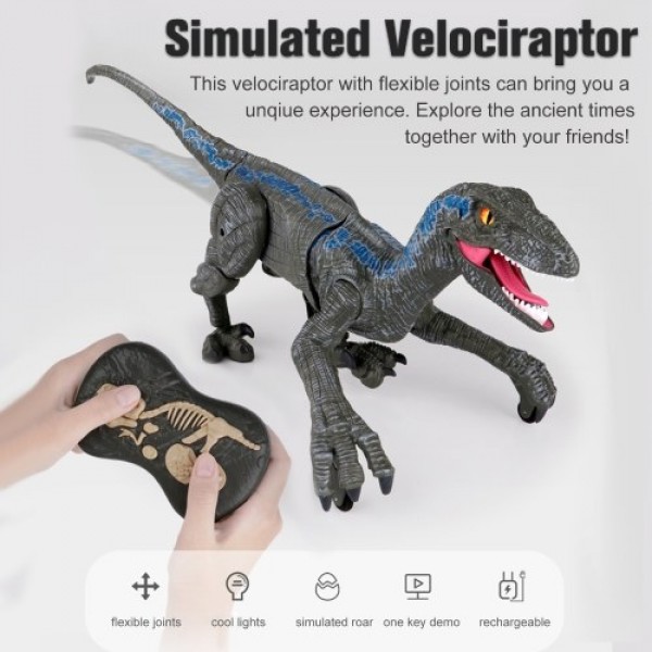 SM180 2.4 Ghz Remote Control Velociraptor Toy Big Walking Velociraptor