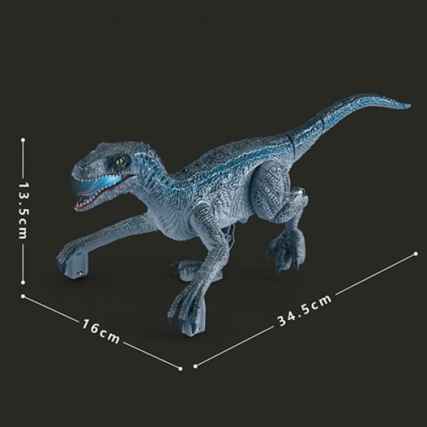 Remote Control Dinosaur Toys RC Dinosaur with LED Light Roaring Simulated Walking One-click Demo