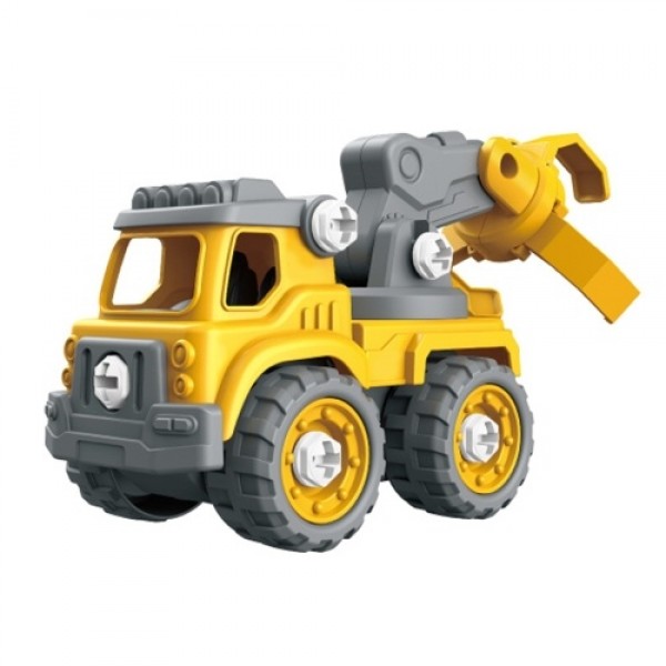 Removable Robot Toys Engineering Vehicle 5 in 1 Construction Toys Kids Building Toys with Light and Music