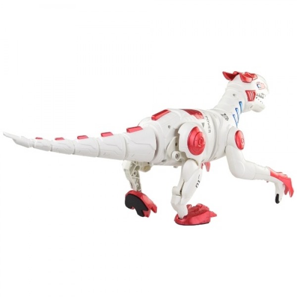 2.4Ghz Simulated Walking 4 Channel Mechanical Dinosaur Toy with Light and Sound