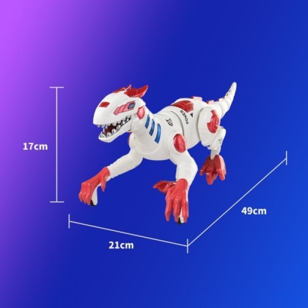 2.4Ghz Simulated Walking 4 Channel Mechanical Dinosaur Toy with Light and Sound