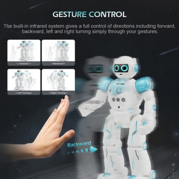 JJR/C R11 CADY WIKE Intelligent Robot Remote Control Programmable Gesture Sensor Music Dance RC Toy for Kids Christmas Gift