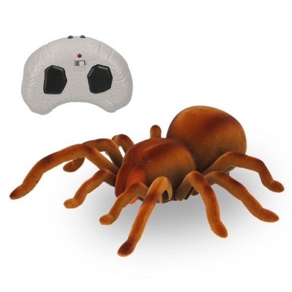 RC Spider Kids Remote Control Toy Realistic Simulation for Pranks and Halloween with Scurrying Movement Glowing Eyes