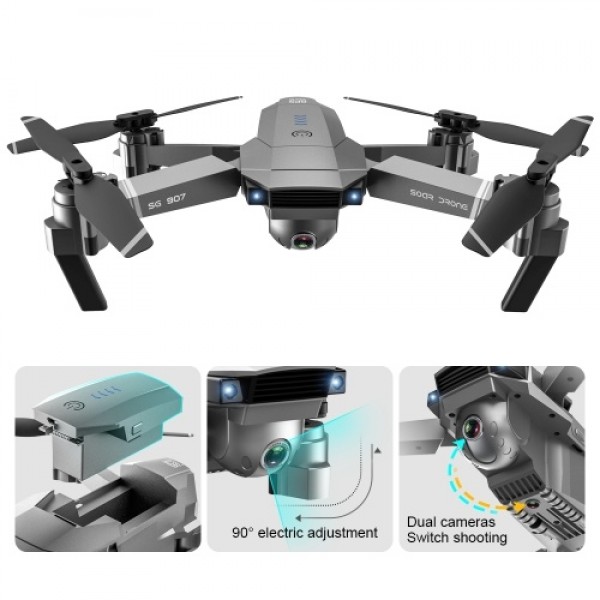 SG907 GPS 5G WIFI 1080P RC Drone with Dual Camera 18 mins Flight Time with Bag