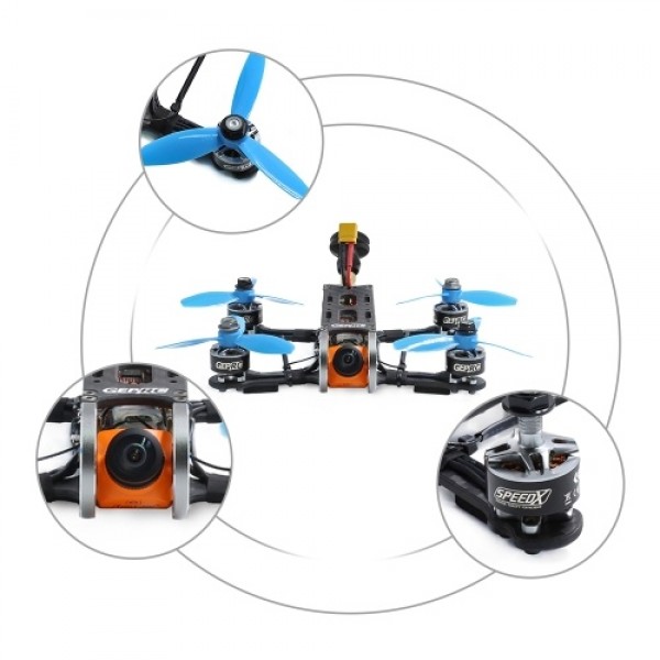 GEPRC Cygnet3 Pro 145mm FPV Racing Drone with 1080P Camera(Without Remote Control, Receiver, Charger and Battery)