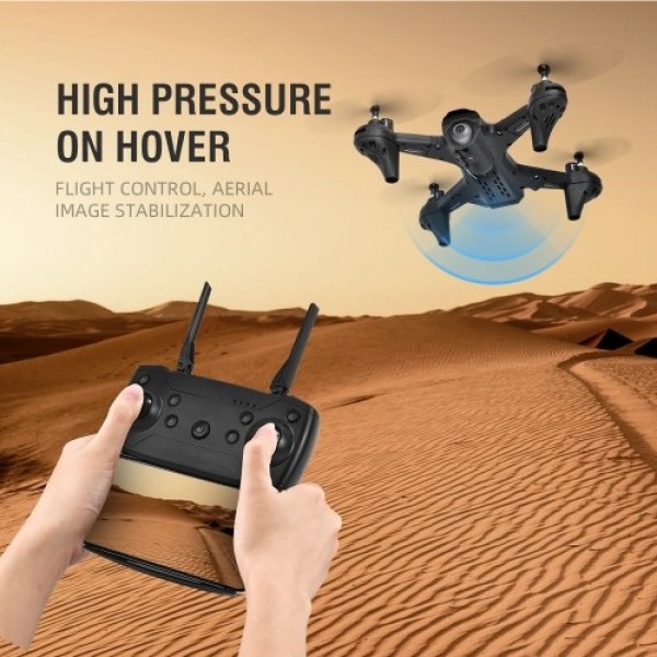 1080P Dual Camera WiFi FPV Drone Folding Drone Headless Mode One Key Return Drone for Adults