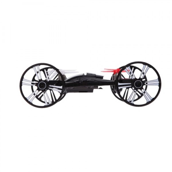 LianSheng LS-116 2.4G 4CH 6-Axis Gyro R/C Quadcopter 4 in 1 Air-ground Amphibious RTF Drone UFO with Speed Switch Mode Ground Mo