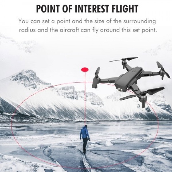 5G WiFi FPV GPS 4K Camera RC Drone Brushless Dual Camera Optical Flow Positioning Gesture Photo Video Point of Interest Flight F