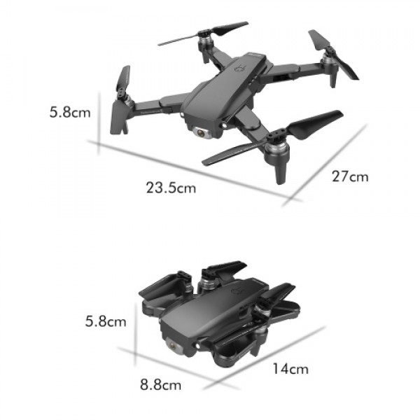 5G WiFi FPV GPS 4K Camera RC Drone Brushless Dual Camera Optical Flow Positioning Gesture Photo Video Point of Interest Flight F