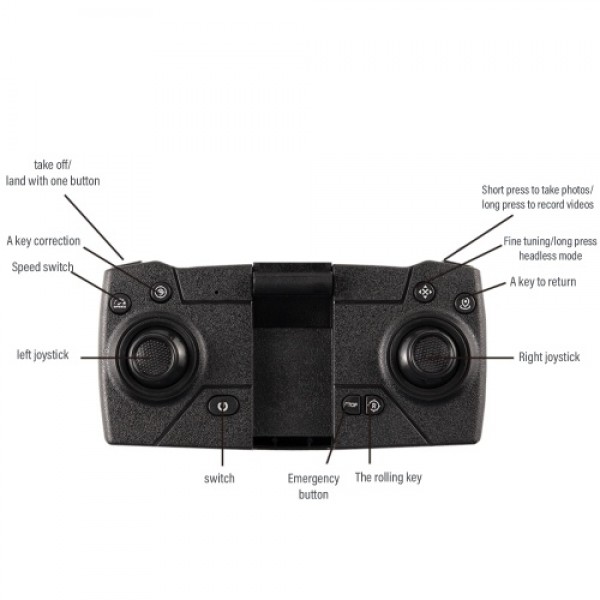 S80 RC Drone Quadcopter with Function Headless Mode One Button Takeoff Landing Storage Bag Package