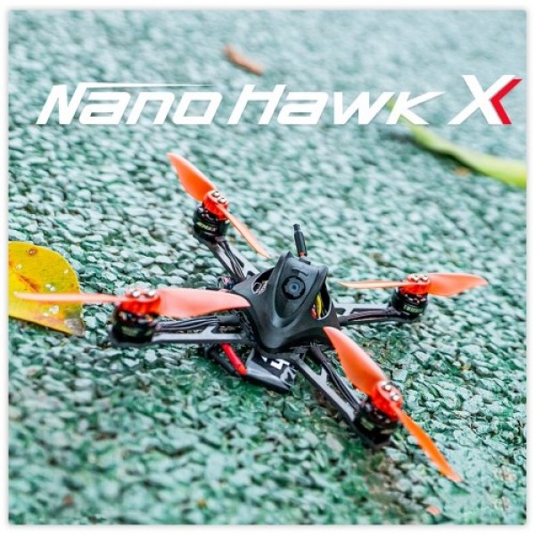 EMAX Nanohawk X FPV Racing Drone with Camera TH12025 11000KV Brushless Motor F4 4 in 1 5A ESC BNF Version