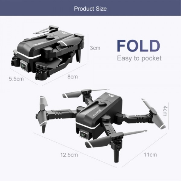 KK1 Wifi FPV 4K Camera RC Drone Folding Quadcopter with Gravity Sensor Control Headless Mode Gesture Photo Video