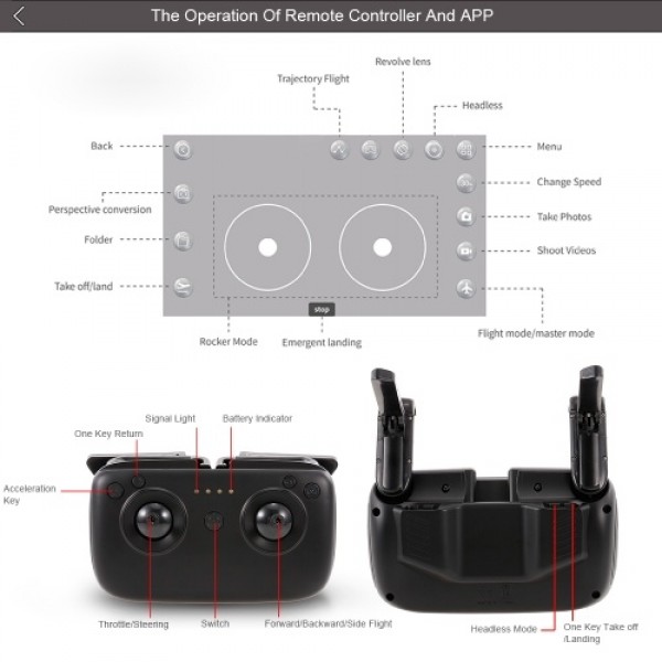 SG900 720P Foldable RC Drone Quadcopter