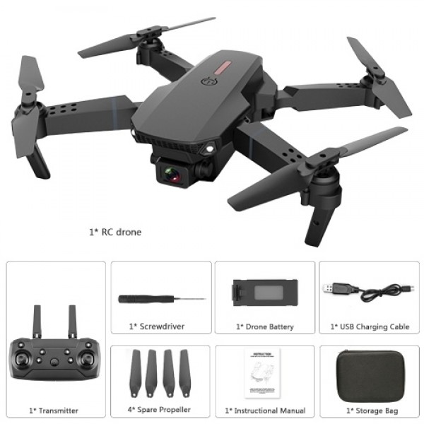 4K Camera RC Quadcopter RC Drone with Function Trajectory Flight Gesture Control Storage Bag Package