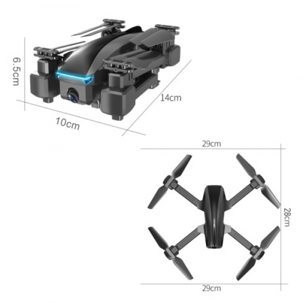 CSJ S177 2.4G WIFI FPV GPS 4K Camera RC Drone Dual Camera One Key Return Gesture Photo/video Optical Flow Positioning Quadcopter