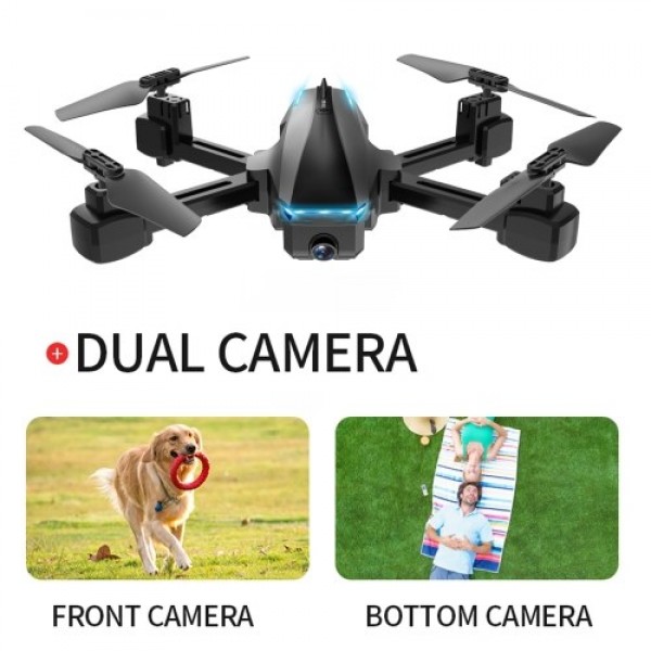 CSJ S177 2.4G WIFI FPV GPS 4K Camera RC Drone Dual Camera One Key Return Gesture Photo/video Optical Flow Positioning Quadcopter