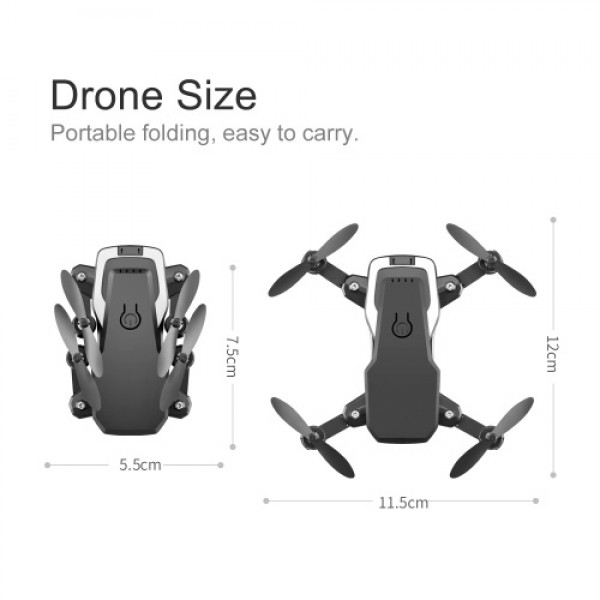 LF606 2.4G WiFi FPV RC Drone with 4K Camera Altitude Hold Headless Mode Quadcopter with Portable Bag