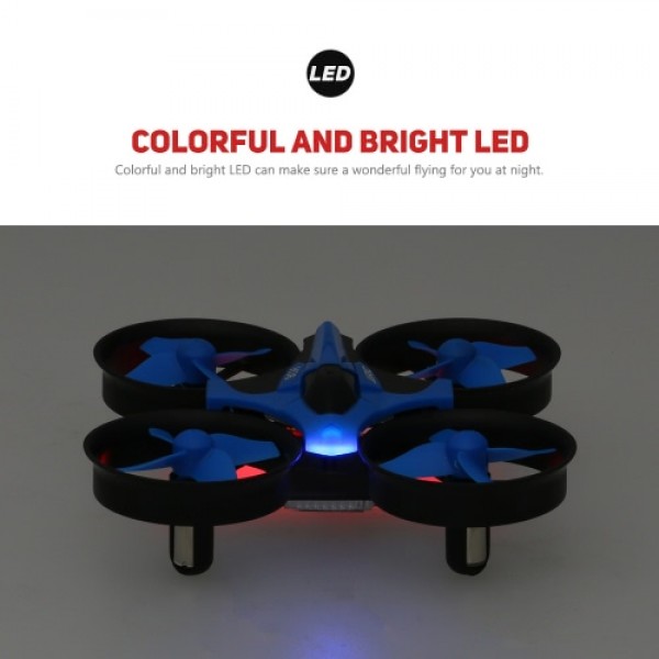 JJRC H36 2.4G Mini Drone RC Quadcopter - Blue