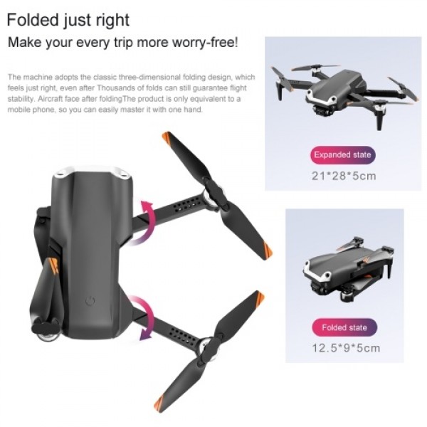 4K Camera RC Quadcopter RC Drone with Function Obstacle Avoidance Trajectory Flight Gesture Control Storage Bag Package