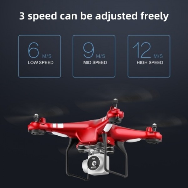 Four-axis X52 drone aerial photography Black-fixed height-with 720P camera