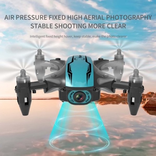 CS02 Wifi FPV 4K Camera RC Drone Beginner Drone Mini Folding Quadcopter Toy Headless Mode Track Flight LED Lights