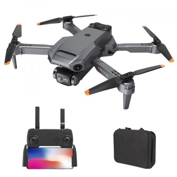 P8 4K Camera Drone Dual Camera RC Quadcopter with 4 Sided Obstacle Avoidance Waypoint Flight Gesture Control Storage Bag Package