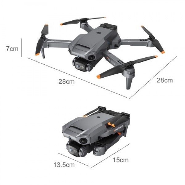 P8 4K Camera Drone Dual Camera RC Quadcopter with 4 Sided Obstacle Avoidance Waypoint Flight Gesture Control Storage Bag Package