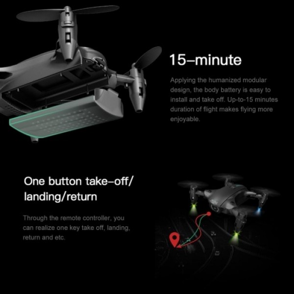 H2 Wifi FPV 4K Camera RC Drone Mini Folding Quadcopter