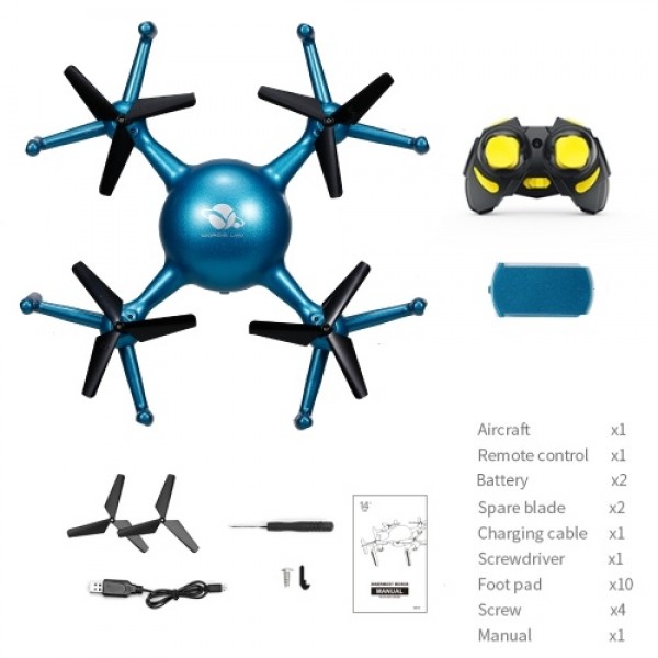 X09A LED Drone RC Drone Height Hold 2.4GHz Remote Control Drone with Lights APP Programming