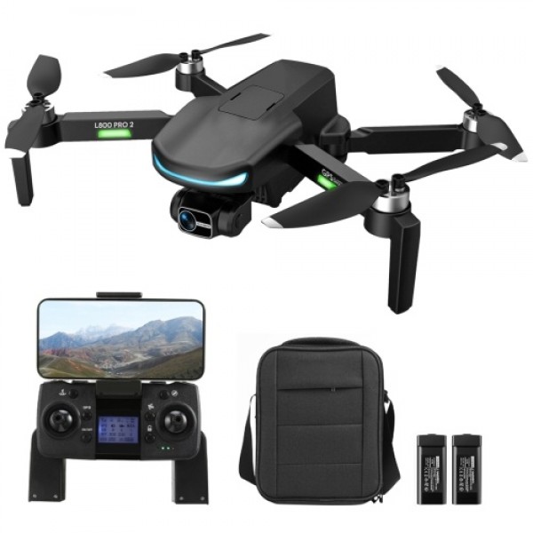 L800 PRO 2 5G WIFI FPV GPS 4K Camera RC Drone 3-axis Gimbal 25mins Flight Time Brushless Quadcopter with Storage Bag(without obs