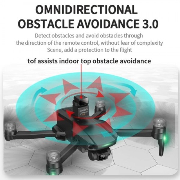 M10 Ultra 5G Wifi GPS 5KM FPV 4K Camera RC Drone 3-axis Gimbal 360° Obstacle Avoidance EIS Quadcopter with Storage Bag 30mins Fl